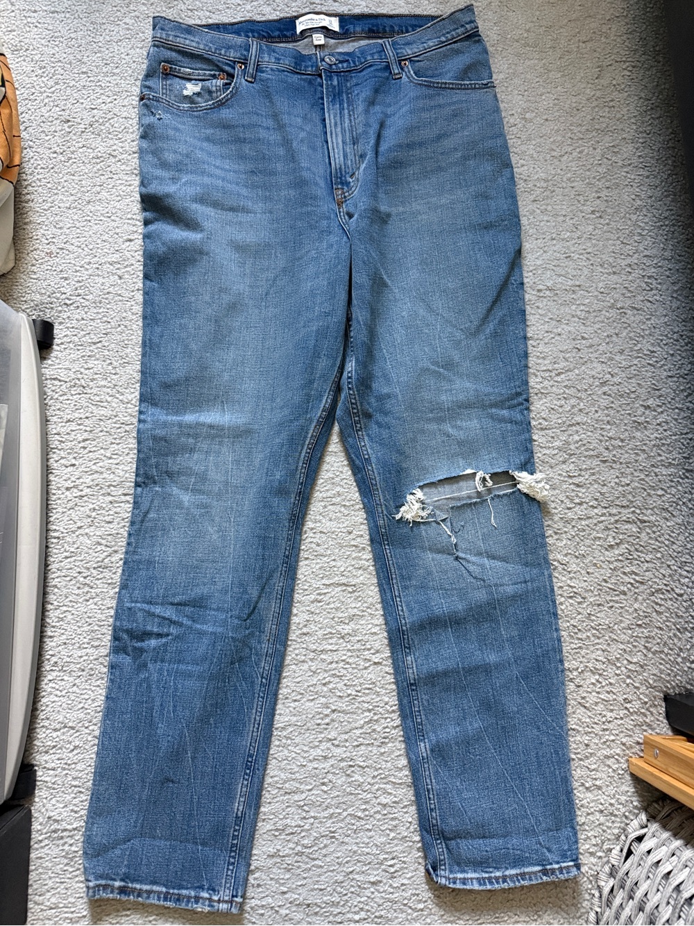 Abercrombie & Fitch 90s Slim Straight Ultra High Rise | Sz 16/33